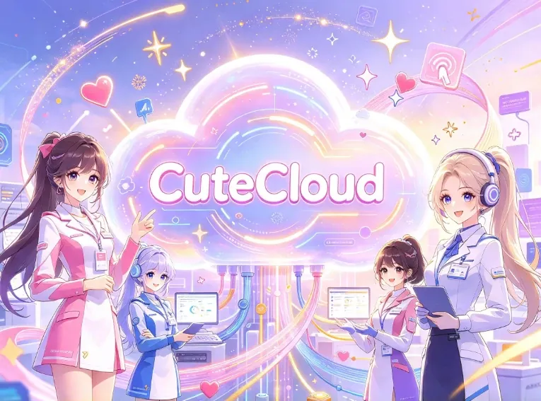 CuteCloud 测评对照配图，第三方整理